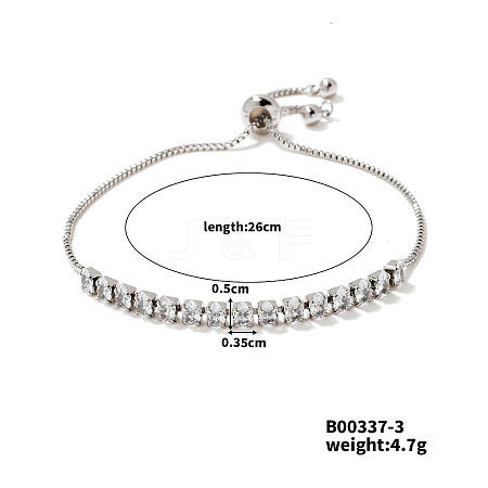 Adjustable Luxury Fashion Slider Bracelets TE0549-3-1