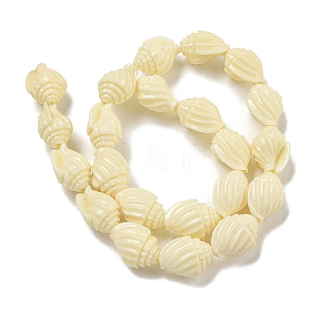 Synthetic Coral Carved Beads Strands X-CORA-I023-07F-1