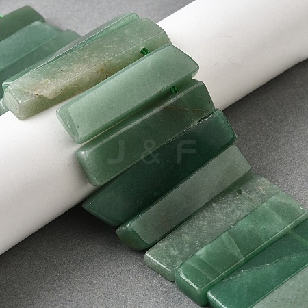 Natural Green Aventurine Beads Strands G-S386-D15-1