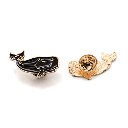 Mysterious Dolphin Enamel Pin PALLOY-TAC0020-34KCG-1