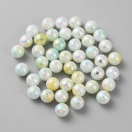 Opaque Acrylic Beads SACR-CJC0008-02C-1