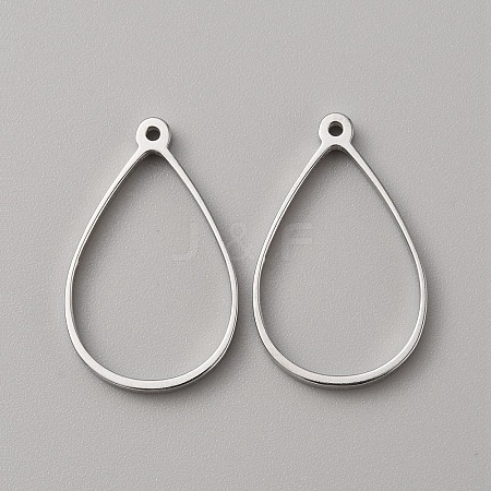 304 Stainless Steel Open Back Bezel Pendants FIND-WH0152-123G-1