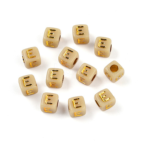 Plating Acrylic Beads OACR-N140-01E-E-1
