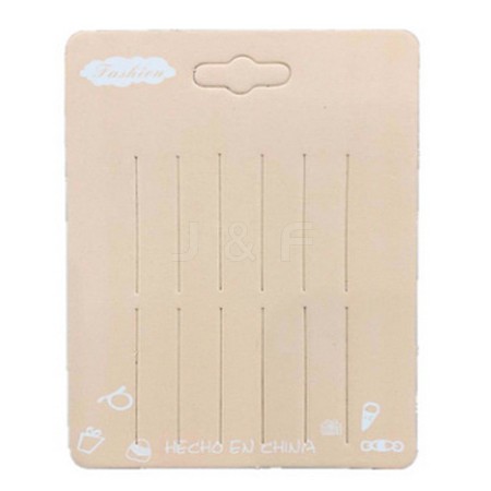 Paper Hair Ties Display Cards DIY-WH0209-41B-1