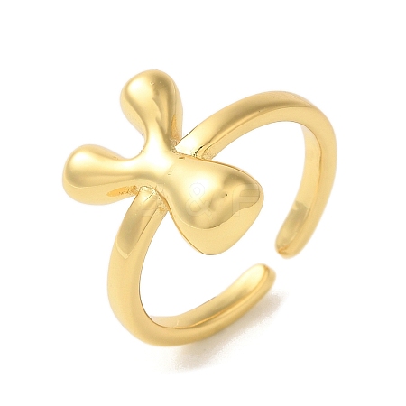 Brass Open Cuff Rings RJEW-U008-06Y-G-1