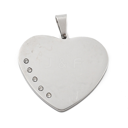 304 Stainless Steel Pendants STAS-F313-04P-1