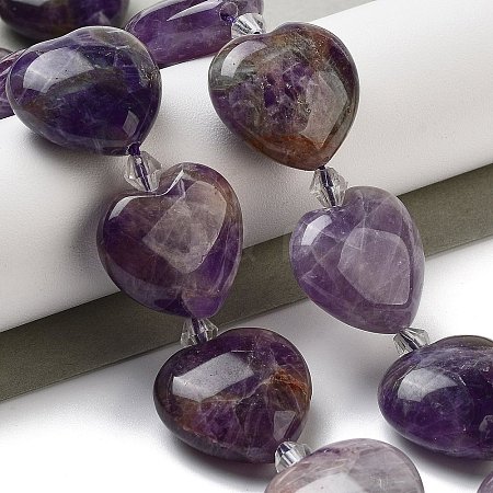 Natural Amethyst Beads Strands G-C150-A02-01-1