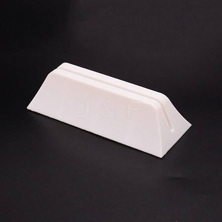 Triangle Plastic Card Holders DJEW-WH0050-18A-1