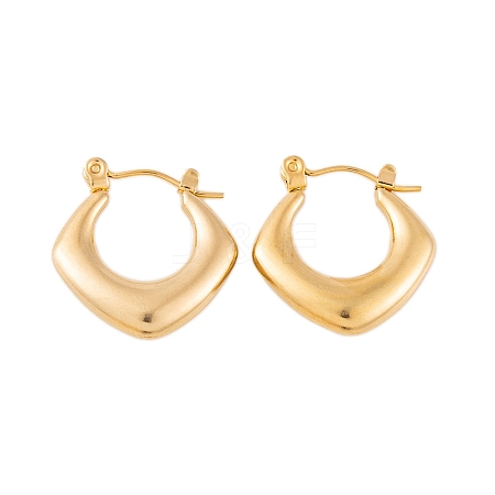 Ion Plating(IP) 304 Stainless Steel Hoop Earrings for Women EJEW-P279-23G-1