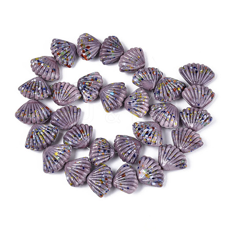 Handmade Lampwork Beads Strands X1-LAMP-T026-03E-1