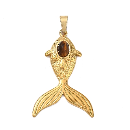 Natural Tiger Eye Pendants GG-CBA97F4-03G-08-1