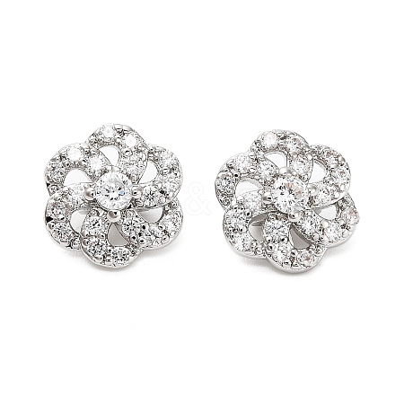 Brass Micro Pave Cubic Zirconia Pendants KK-L229-056P-1