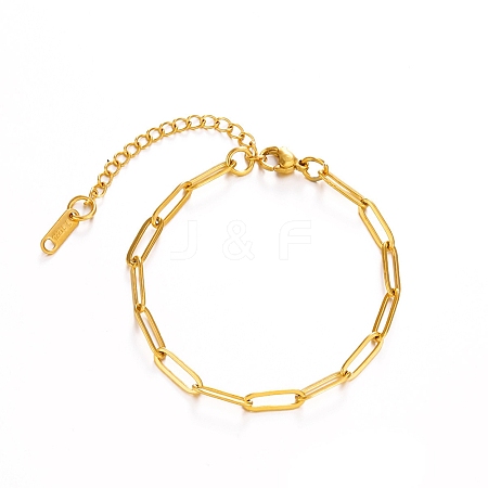 Stainless Steel Link & Charm Bracelets PW-WGB3E23-01-1