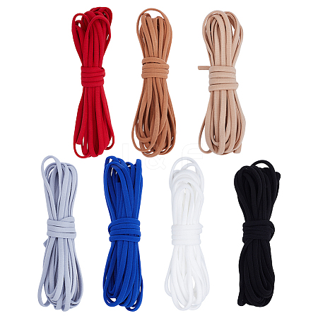 7Pcs 7 Colors Nylon Elastic Cord OCOR-PH0005-60-1