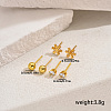 Elegant Stainless Steel Bowknot Stud Earring Sets BX1119-2-10