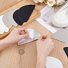 24Pcs 3 Colors Cloth Shoe Heel Repair Patch AJEW-ME0003-19-3