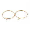 316 Surgical Stainless Steel Hoop Earring Findings A-STAS-J025-01B-G-2