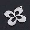 Non-Tarnish 201 Stainless Steel Pendants STAS-N090-JN824-1-2