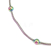 Ion Plating(IP) 304 Stainless Steel Round Snake Chain Necklaces STAS-G244-88B-M-2