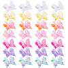 28Pcs 7 Colors Polyester & Resin & Sequined Bowknots DIY-GA0009-24-1