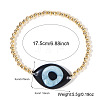 Acrylic Devil Eye Brass Round Beaded Stretch Necklaces for Female Jewelry Direct Sales TA4836-1-3