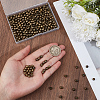 400Pcs Iron Spacer Beads IFIN-PA0001-10-3