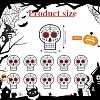 10Pcs Skull Silicone Beads JX889A-2