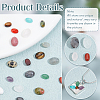 48Pcs 24 Styles Natural Mixed Gemstone Cabochons G-PH0002-54-4