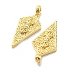 Rack Plating Brass Pendants KK-D026-19G-3