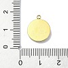 Ion Plating(IP) 304 Stainless Steel Pendants STAS-B058-19G-02-3