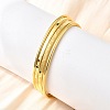 Brass Cuff Bangles for Women BJEW-F498-09G-1