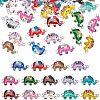 CHGCRAFT 56Pcs 14 Colors Zinc Alloy with Enamel Elephant Connector Charms FIND-CA0005-18-1