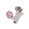 304 Stainless Steel Threaded Flatback Earrings LS-EJEW-NH0001-01D-01-2