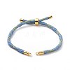 Nylon Cord Silder Bracelets MAK-C003-03G-19-4