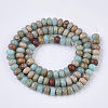 Natural Aqua Terra Jasper Beads Strands G-S366-013B-2