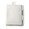 304 Stainless Steel Diffuser Locket Pendants for Teachers' Day STAS-K002-03P-3