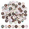 70Pcs 2-Hole Shell Buttons BUTT-ME0001-26-1
