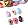 20Pcs 10 Colors Spray Painted Alloy Beads FIND-FS0004-62-2