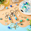  DIY Beadable Keychain Making Kit DIY-TA0006-01-7