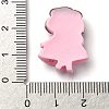 Cartoon Girls Opaque Resin Decoden Cabochons RESI-S392-01C-05-3