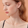 10Pcs 2 Styles Brass Pendants KK-HS0015-24-6