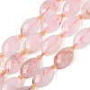 Natural Red Hematoid Quartz/Ferruginous Quartz Beads Strands G-A295-A07-01-2
