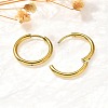 304 Stainless Steel Hoop Earrings for Women EJEW-M068-15H-G-1