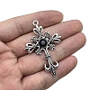 Alloy Rhinestone Pendants LS-PW-WG2DB08-02-1