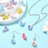50Pcs Opaque Resin Pendants RESI-CJ0004-45-6