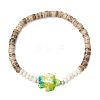 Sea Turtles and Starfish Coconut Beads Bracelets BJEW-JB11882-03-3