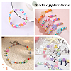 60Pcs 10 Colors Zinc Alloy Beads FIND-AR0006-28-5