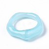 Transparent Resin Finger Rings LS-RJEW-T013-001-F04-4