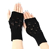 Warm Knitted Acrylic Fiber Half Sleeve Gloves PW-WGFF8D0-02-1