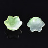 Transparent Two Tone Spray Painted Glass Beads GLAA-Q089-002B-010-4